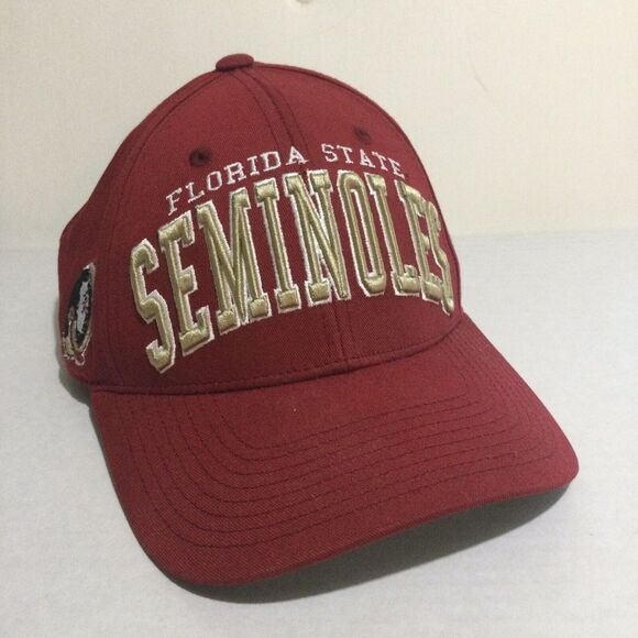 Florida State Seminoles Hat FSU Snapback 3D‎ Logo Cap Zephyr Burgandy NCAA - Picture 1 of 6